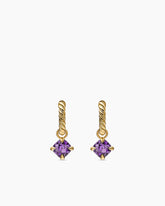 Micro Chatelaine® Drop Earrings in 18K Yellow Gold with Amethyst, 5mm